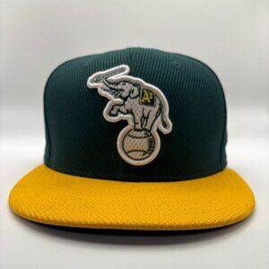Oakland A's New Era Elephant Logo cap
